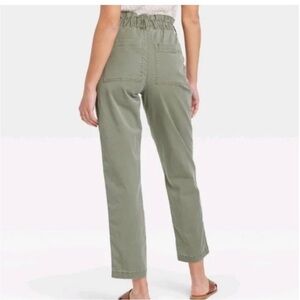 Universal Thread Olive Green Paper Bag Pants